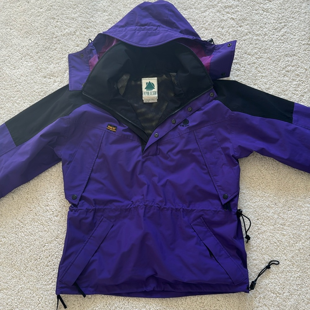 Gore-Tex Vintage waterproof windbreaker coat